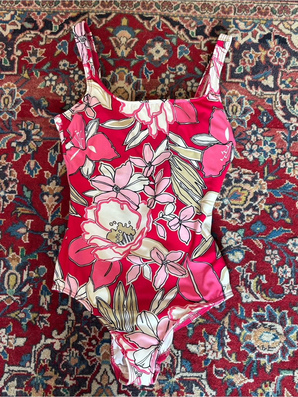 Vintage Floral One Piece